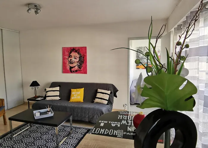 Grand studio de 33m² à 300m des plages